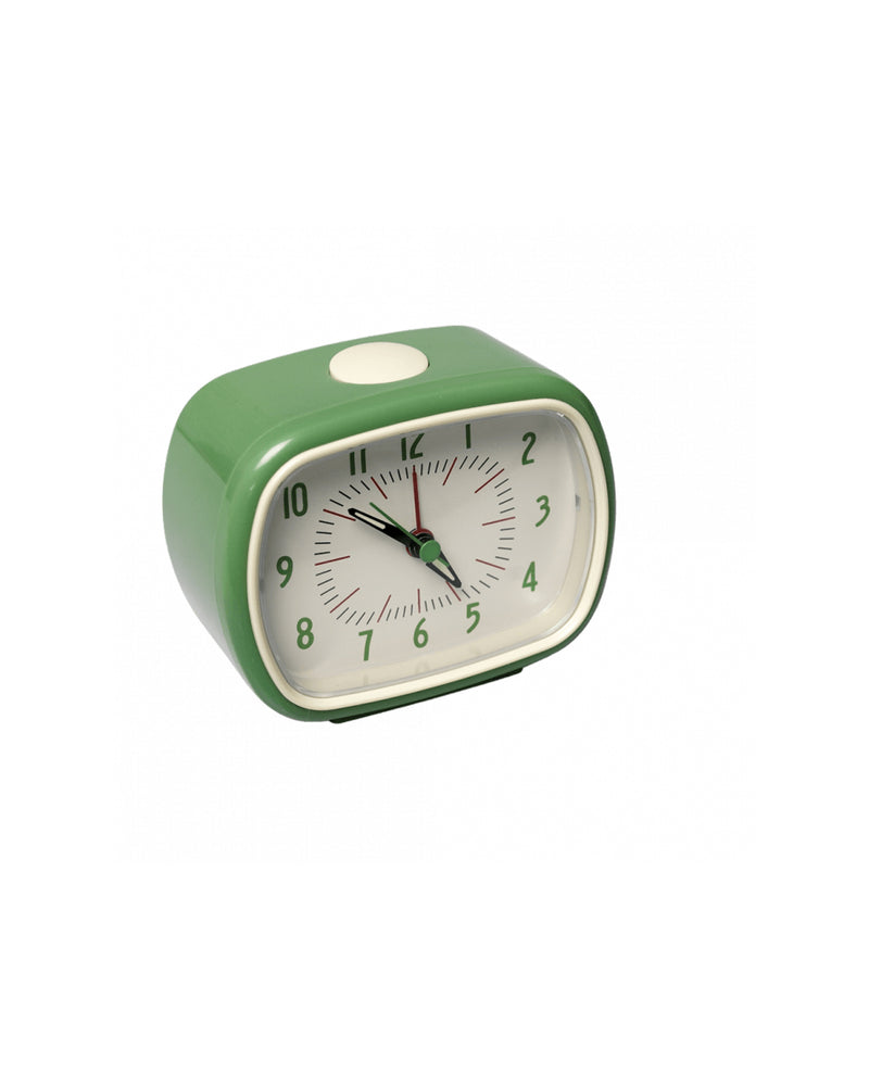 Retro Alarm Clock - Green