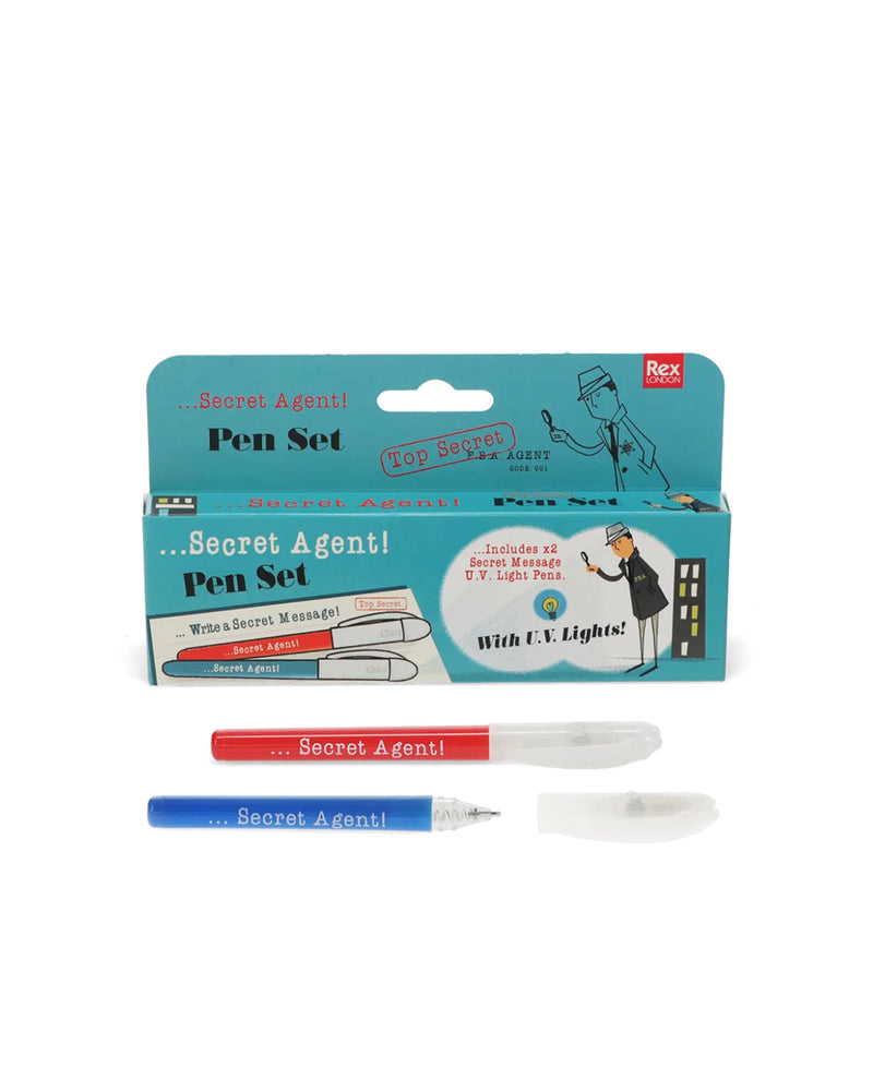 Secret Agent Invisible Ink Spy Pens (set of 2)