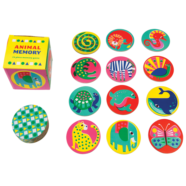 Animal Memory Game (24 pieces)