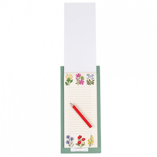 Magnetic Shopping List - Wild Flowers