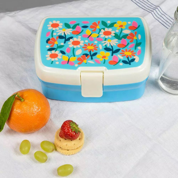 Butterfly Garden Lunch Box With Tray