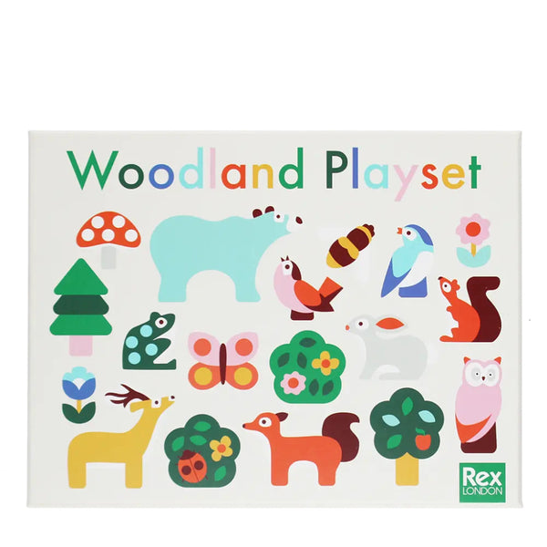 Wooden Animal Playset