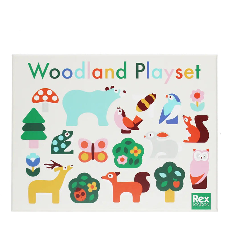 Wooden Animal Playset