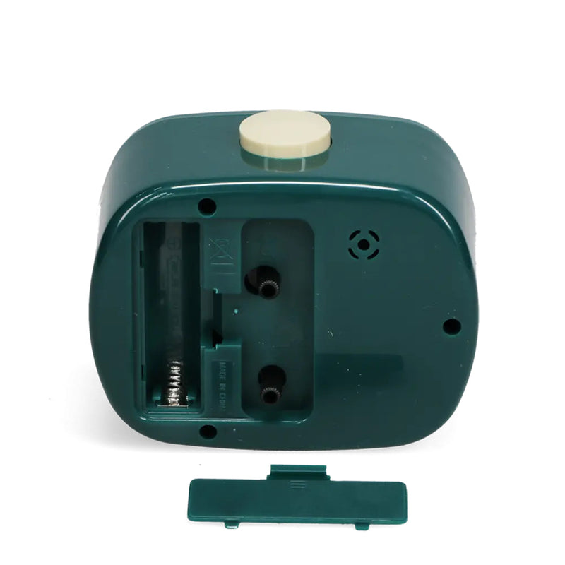 Retro Alarm Clock - Petrol Blue