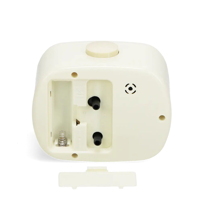 Retro Alarm Clock - Ivory White
