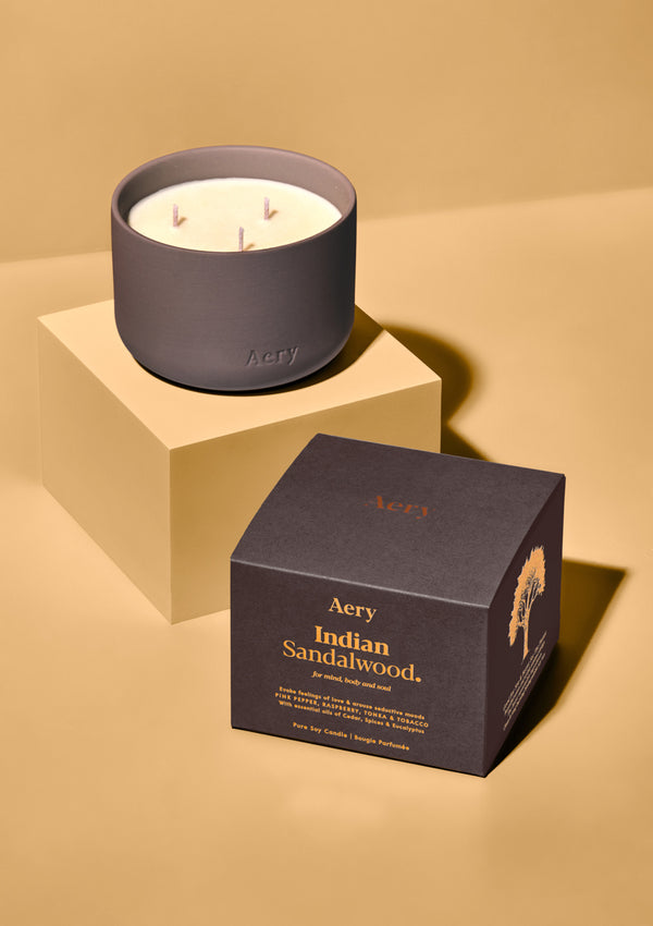 Indian Sandalwood Triple Wick