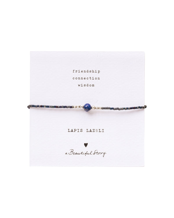 Iris Kort Lapis Lazuli - Armband
