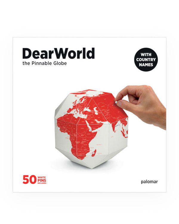 Dear World Globe - Red