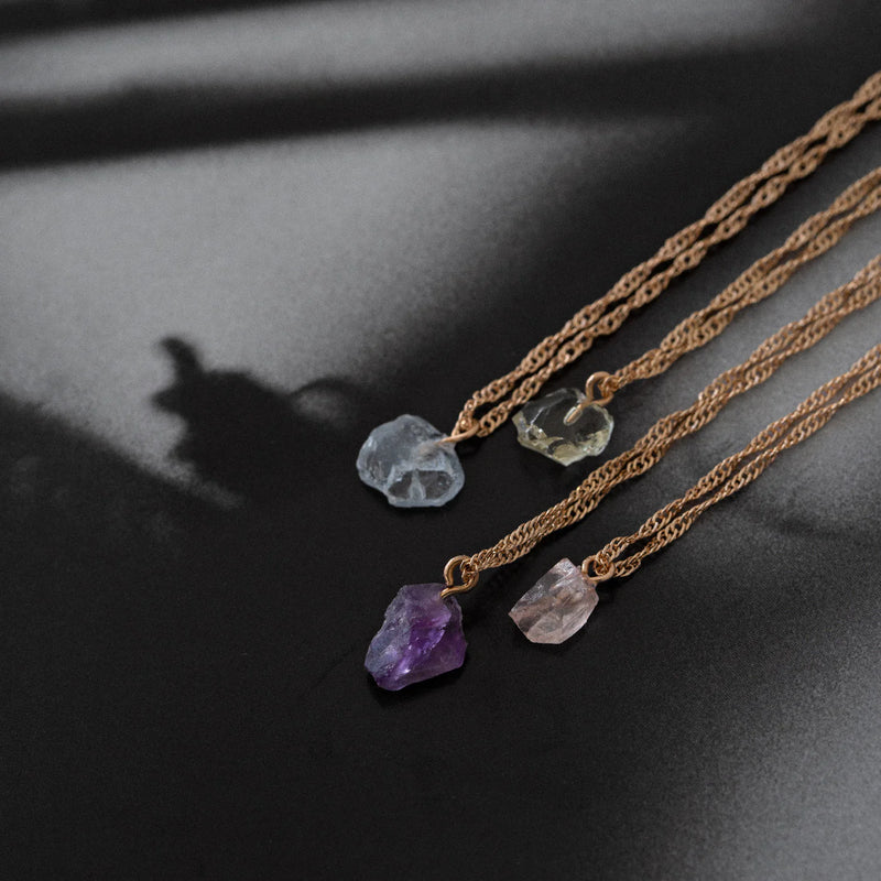 Stay Cool Necklace - Amethyst