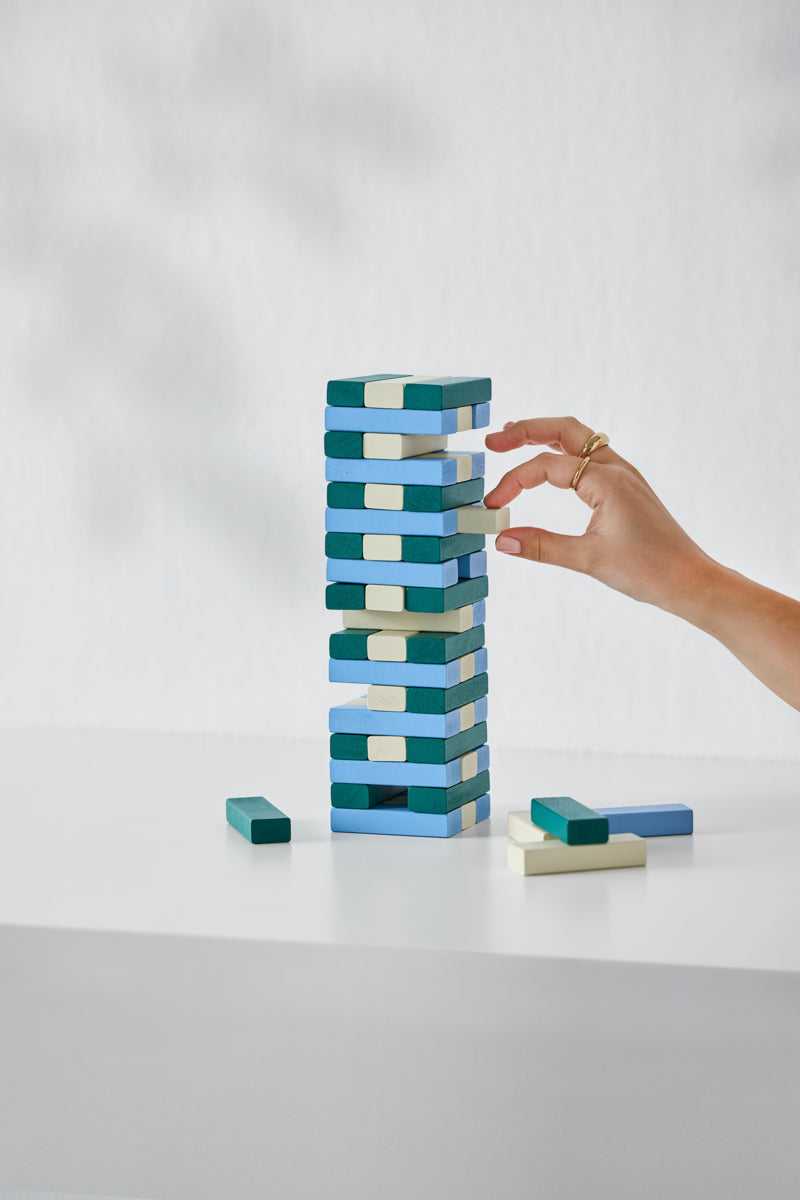 Play - Tumbling Towers  Green/Blue