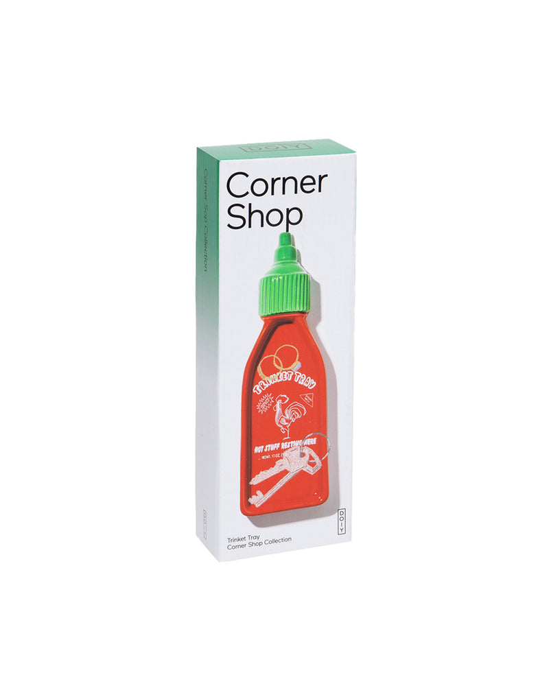 Corner Shop Trinket Tray - Sriracha