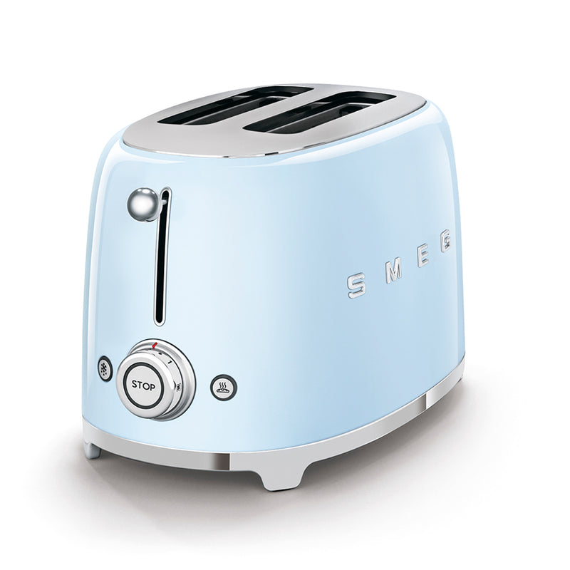 SMEG Brauðrist 2. Sneiða - Pastel Blá