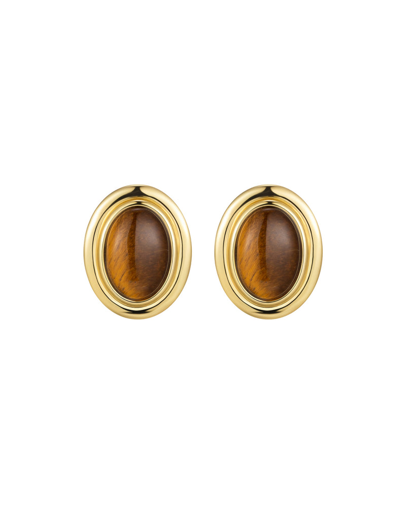 Vintage Frame Gold - Tiger Eye