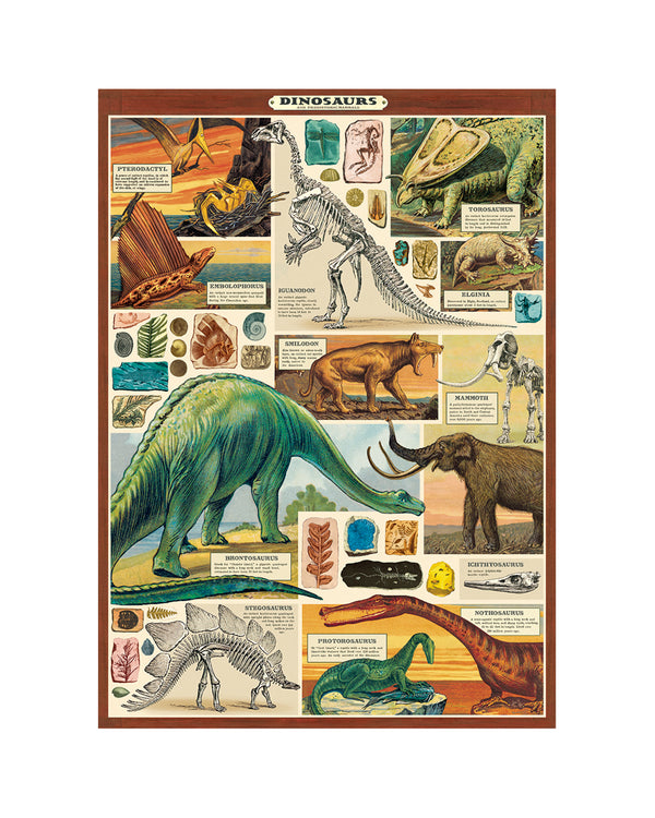Vintage Dinosaurs Poster