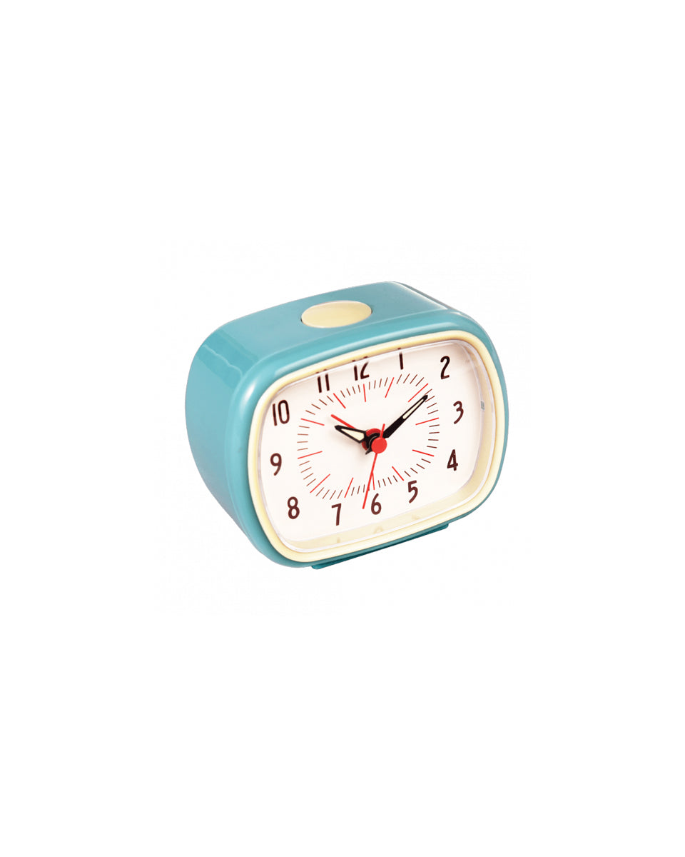 Retro Alarm Clock Blue nomadstore