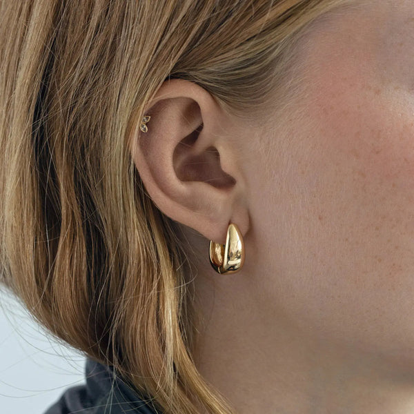 Classic Wide Hoop Earring