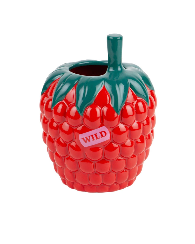 Raspberry Vase