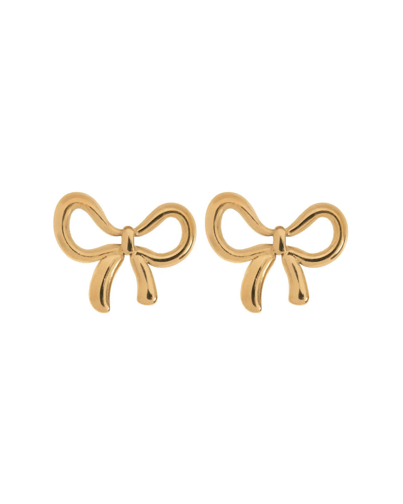 Juliette - Bow Stud Earrings Stainless Steel