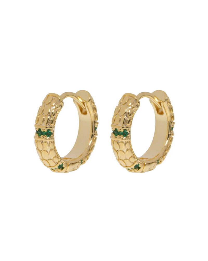 Kiia - Snake Hoop Earrings