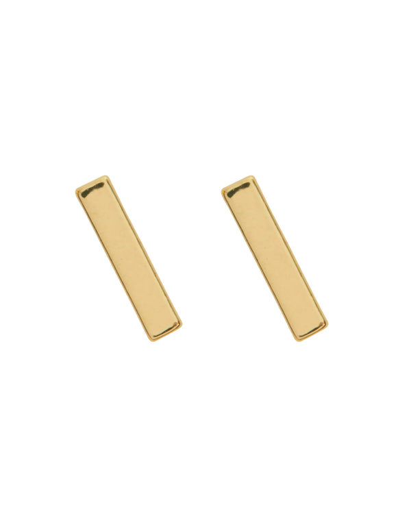 Loa - Small Bar Stud Earrings