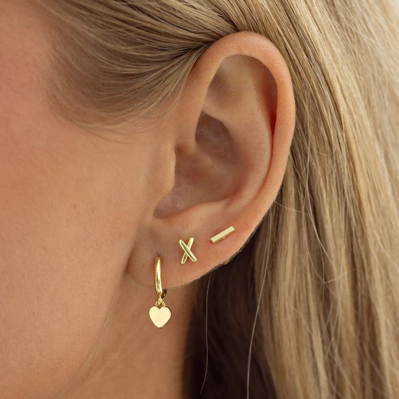 Loa - Small Bar Stud Earrings