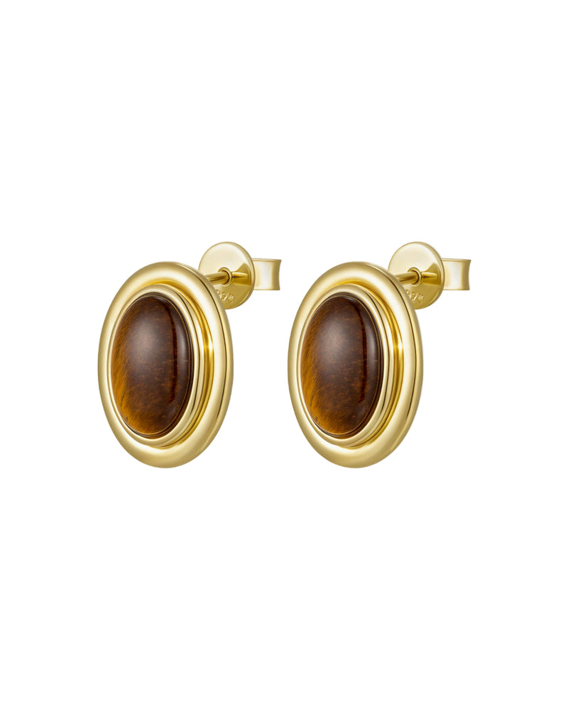 Vintage Frame Gold - Tiger Eye