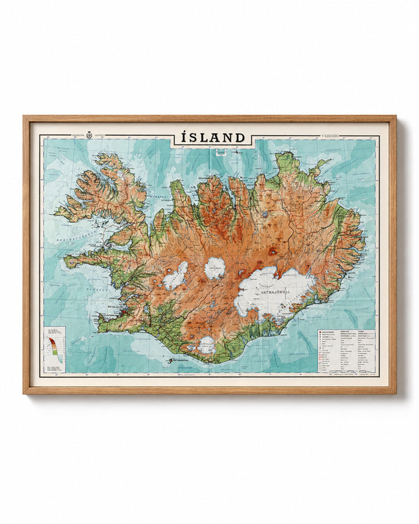 Íslandskort