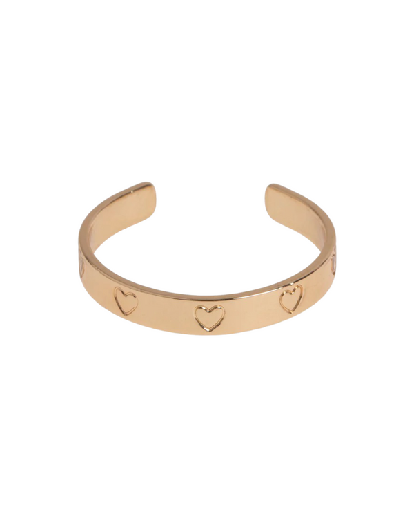 Engraved Hearts Ring